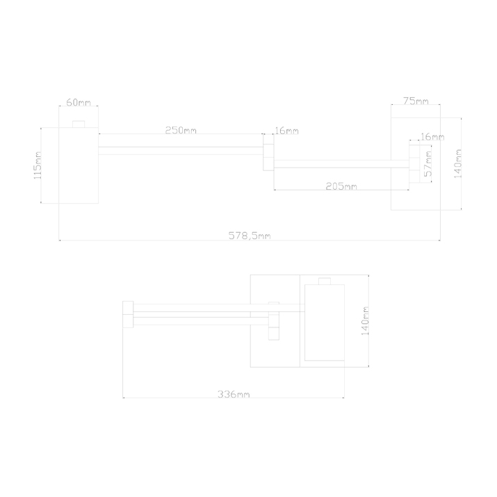 Картинка Настенный светильник Arte Lamp POSTERIOR A2490AP-1BK