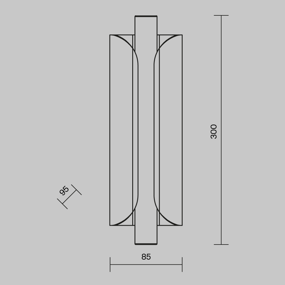Дополнительная картинка Настенный светильник (бра) Maytoni MOD309WL-L4GR4K