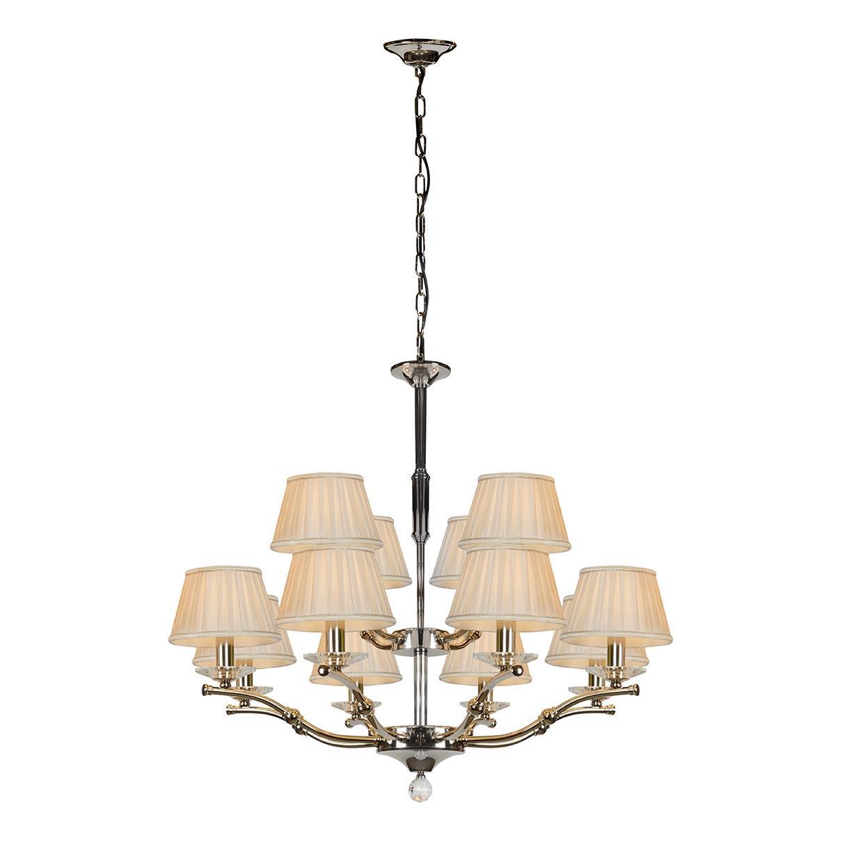 люстры подвесная люстра ilamp vivaldi 85125/8+4 cr, доставка по Казахстану 