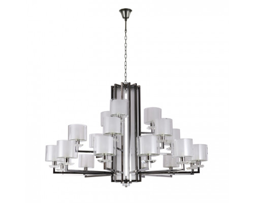 newport 4400 4412+6+3/c black glossy , люстра, black glossy clear crystal clear glass d130*h86 cm e14 21*60w + led 2*5w, доставка по Казахстану 