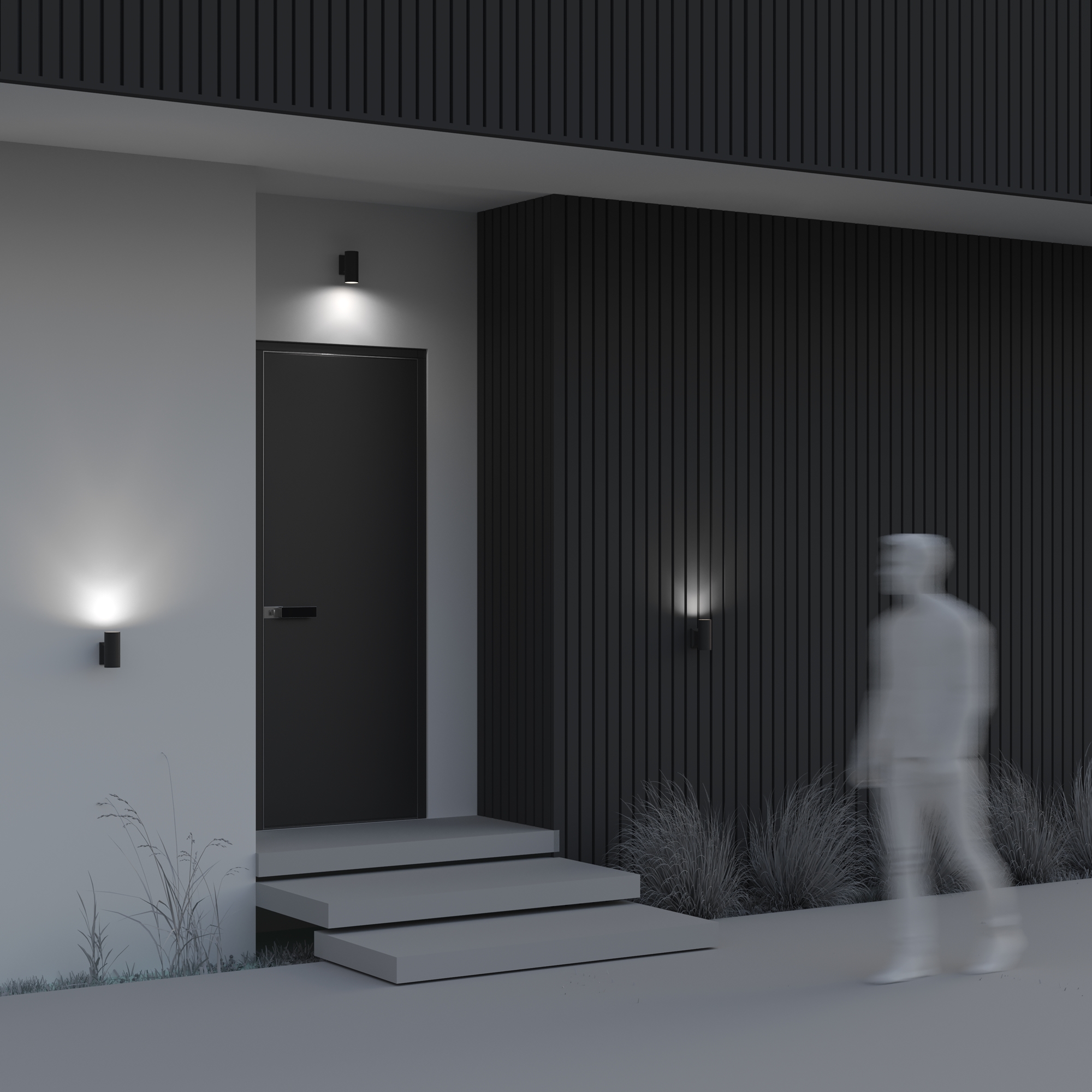 Дополнительная картинка Настенный светильник (бра) Outdoor O574WL-01GR