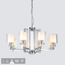 люстры подвесная люстра ilamp king rm6201-8 cr+cl, доставка по Казахстану 