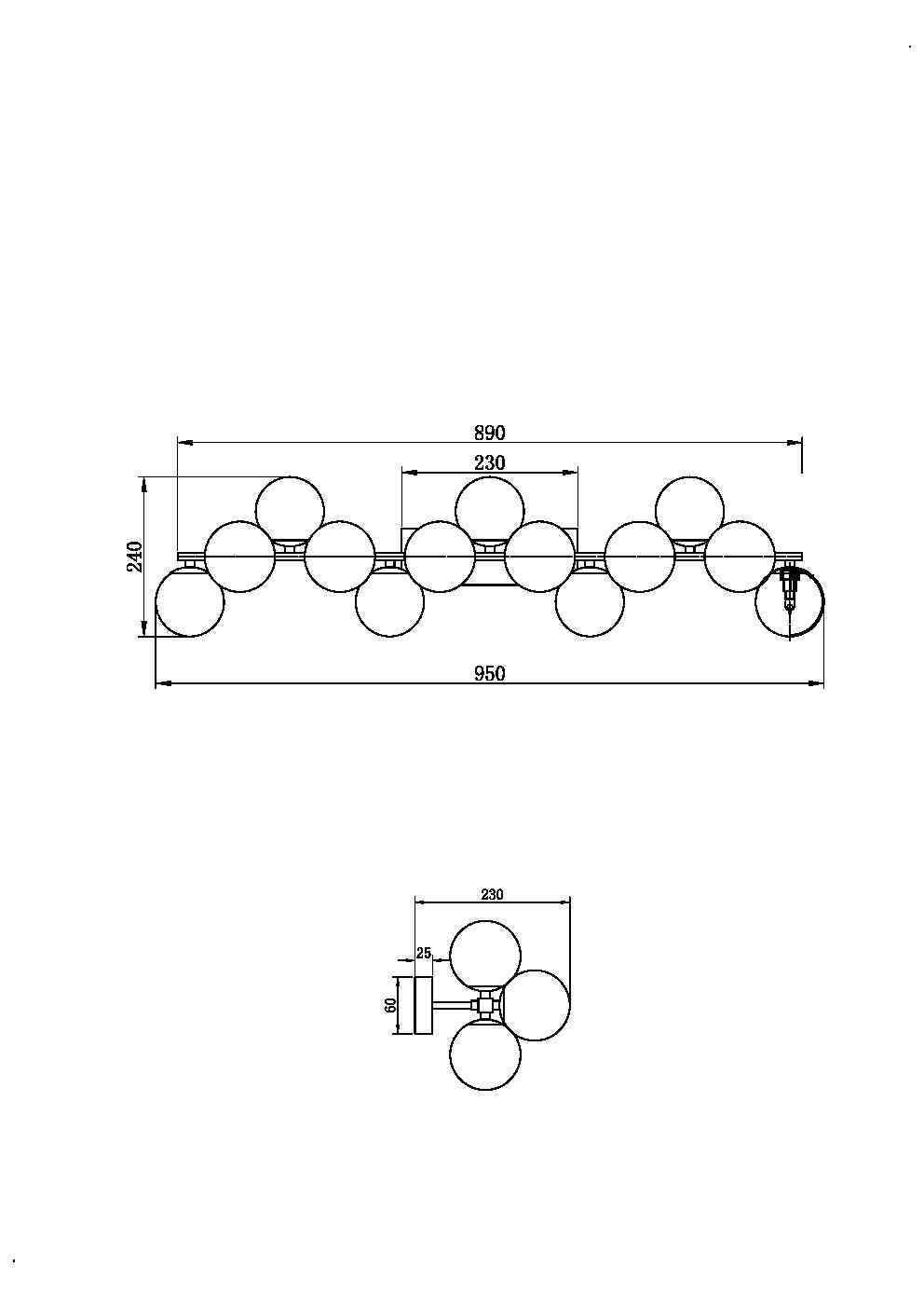 Дополнительная картинка Настенный светильник (бра) Maytoni MOD547WL-13BS
