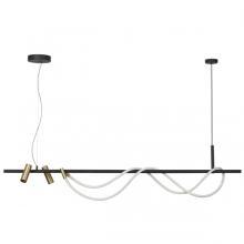 Подвесные 4397/40L HIGHTECH ODL23 103 черный/античная бронза/металл/канат Подвесной св-к IP20 LED 40W 1580Лм 3000K CORDA, доставка по Казахстану 