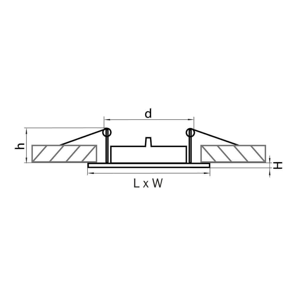 Дополнительная картинка Встраиваемый светильник Lightstar Lega16 011941