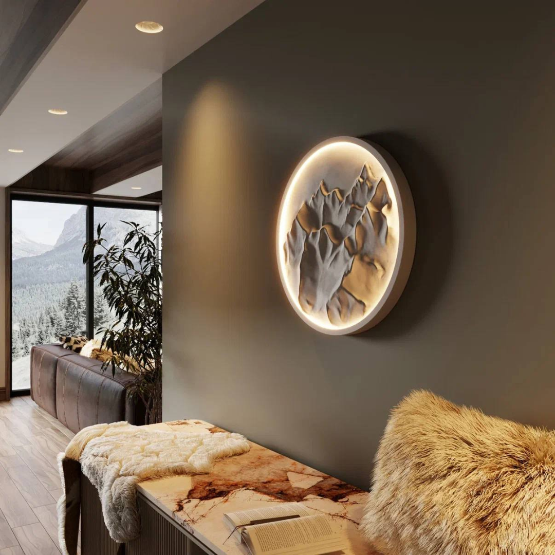 Гипсовые светильники Montana - арт-объекты и архитектурный свет