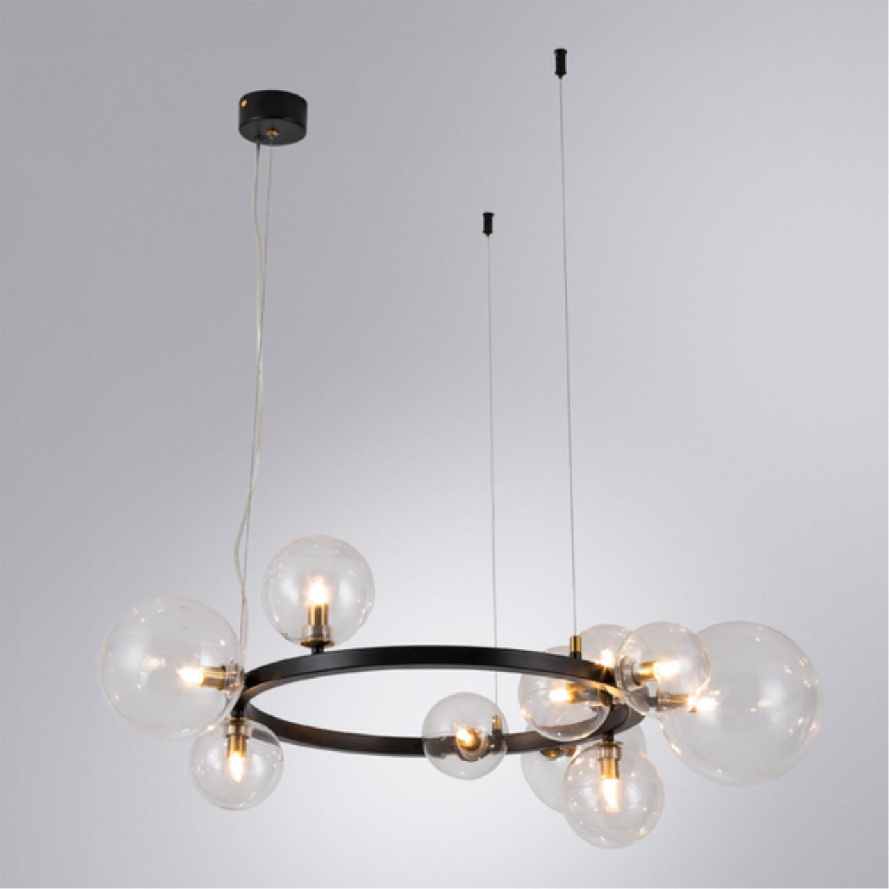 Картинка Светильник подвесной Arte Lamp Vincent A7790SP-10BK