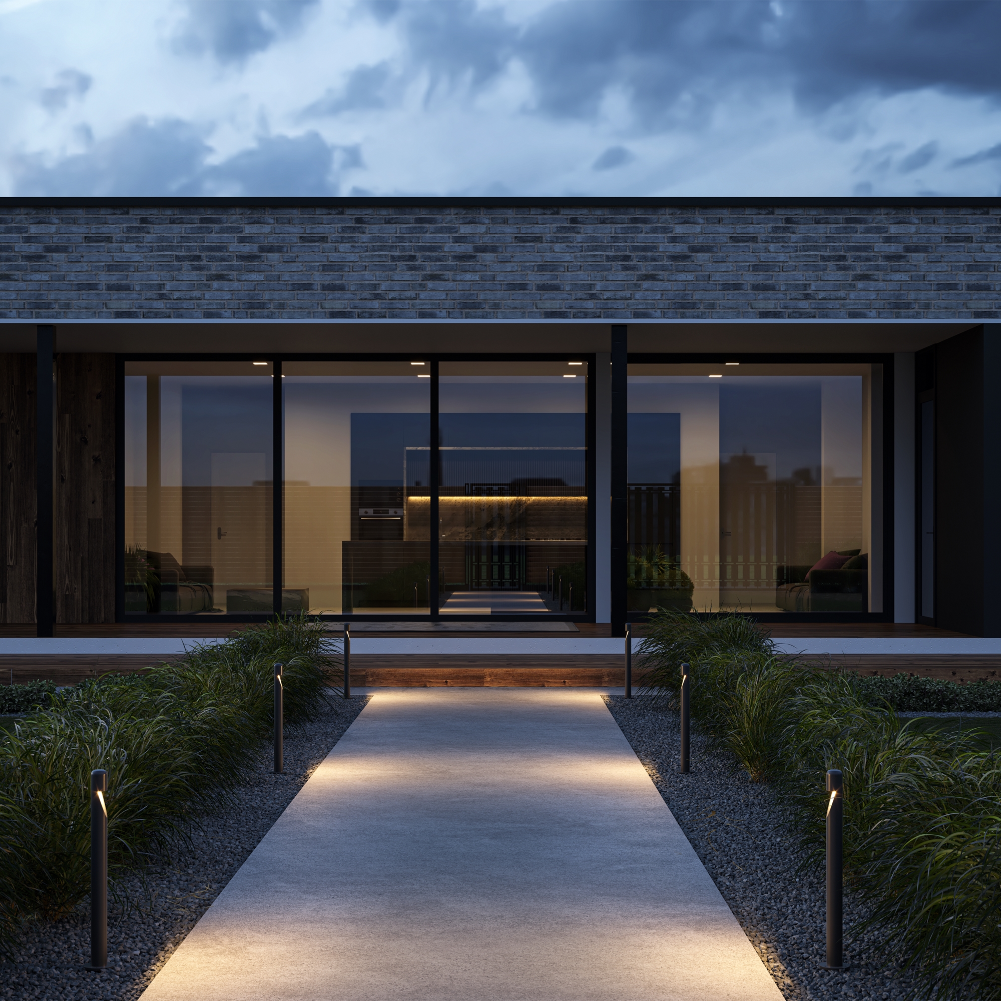 Дополнительная картинка Ландшафтный светильник Outdoor O423FL-L5GF