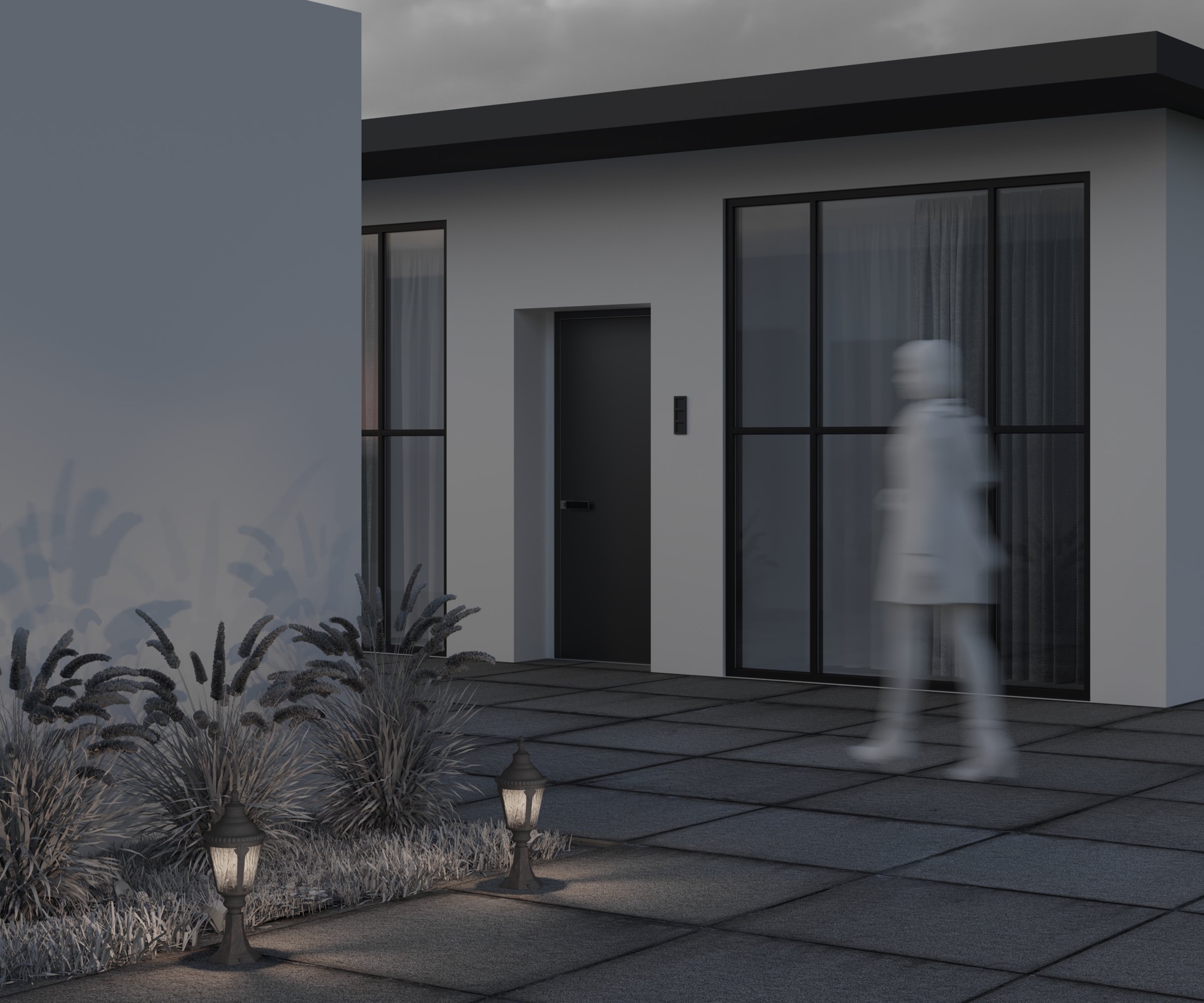 Дополнительная картинка Ландшафтный светильник Maytoni Goiri O029FL-01BZ