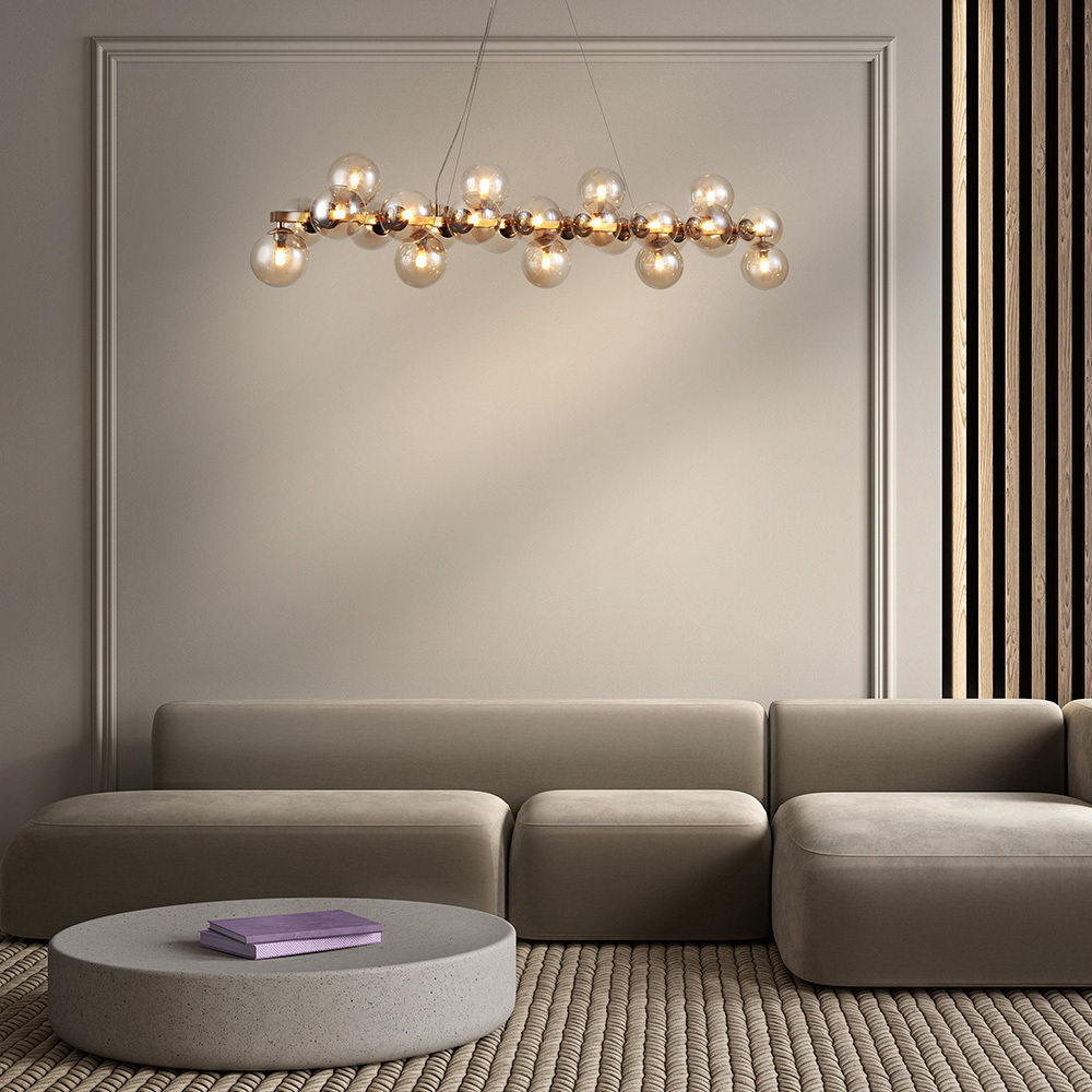 Дополнительная картинка Подвесная люстра Maytoni Dallas MOD547PL-25G