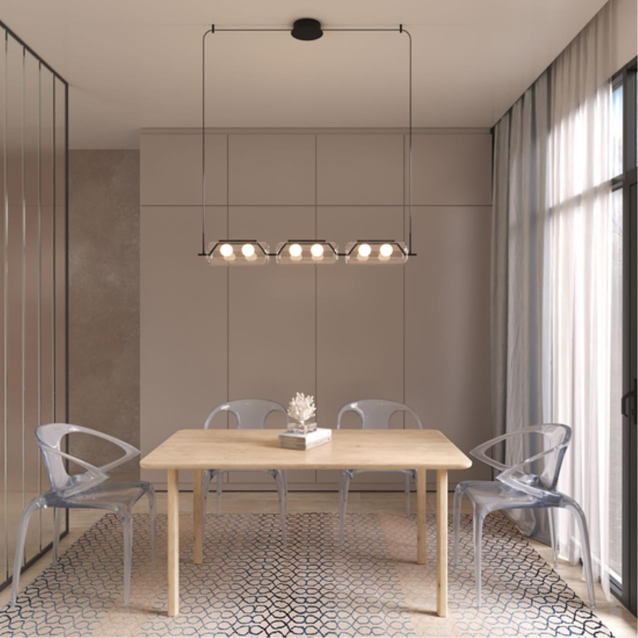 Картинка Подвесной светильник Arte Lamp GENEVA A2341SP-6BK