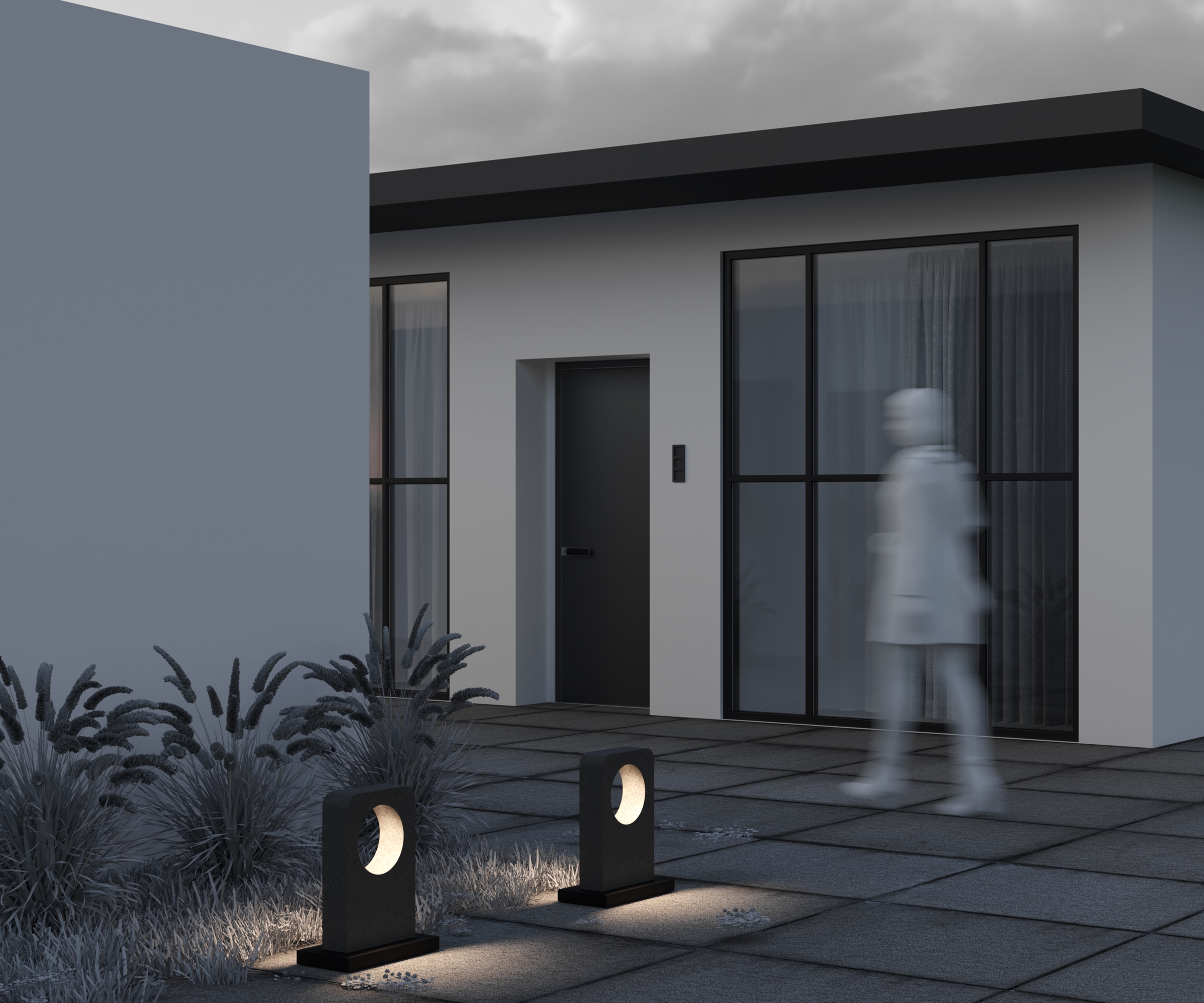 Дополнительная картинка Ландшафтный светильник Outdoor O469FL-L7CM3K