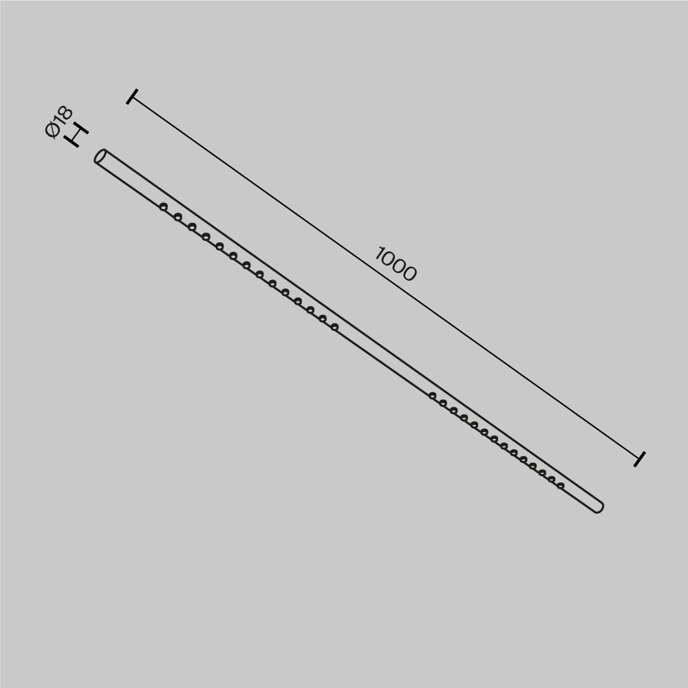 Дополнительная картинка Светильник Technical C101CL-L1000-24W3-6K-B