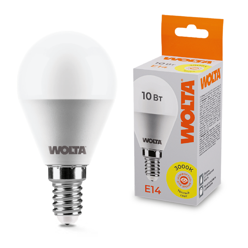Картинка Лампа LED WOLTA 25Y45GL10E14