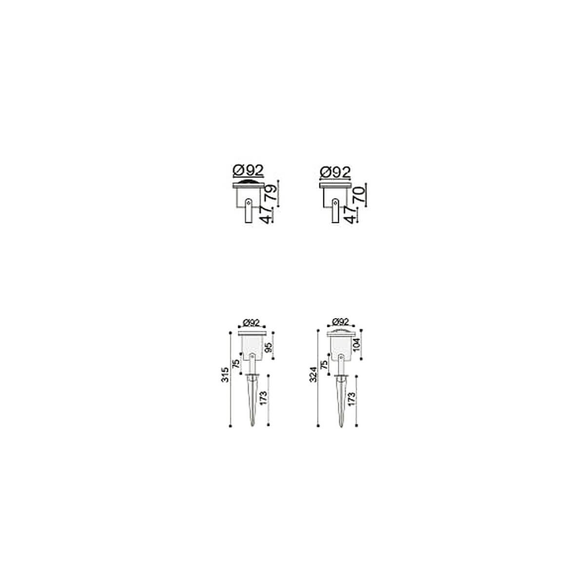 Дополнительная картинка Уличный светильник Favourite Relief 1832-1W