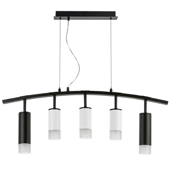 lr7358723631 люстра rullo 5х50w gu10 черный - белый  571735 - 214436-3 - 214487-2 - 202431-5, доставка по Казахстану 