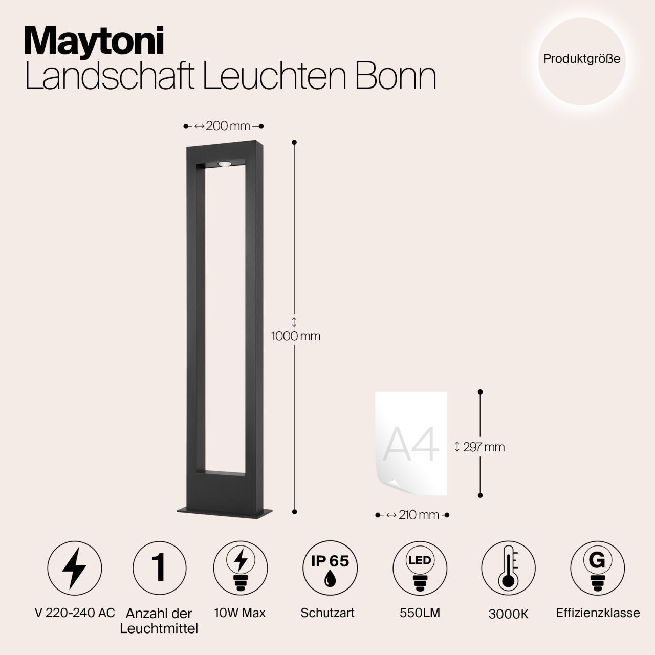 Дополнительная картинка Ландшафтный светильник Outdoor O425FL-L10GF