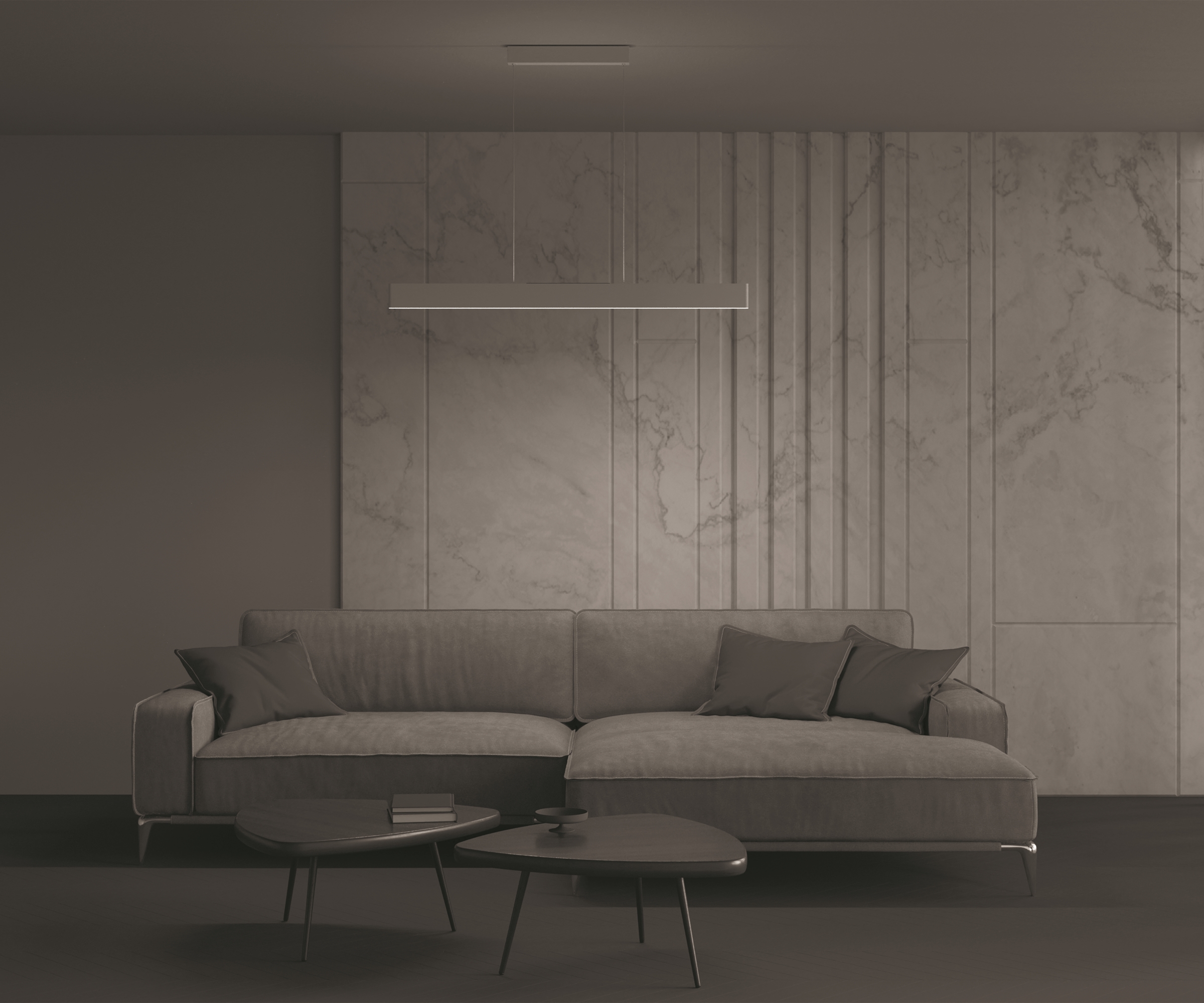 Дополнительная картинка Подвесной светодиодный светильник Maytoni Step P010PL-L30W4K