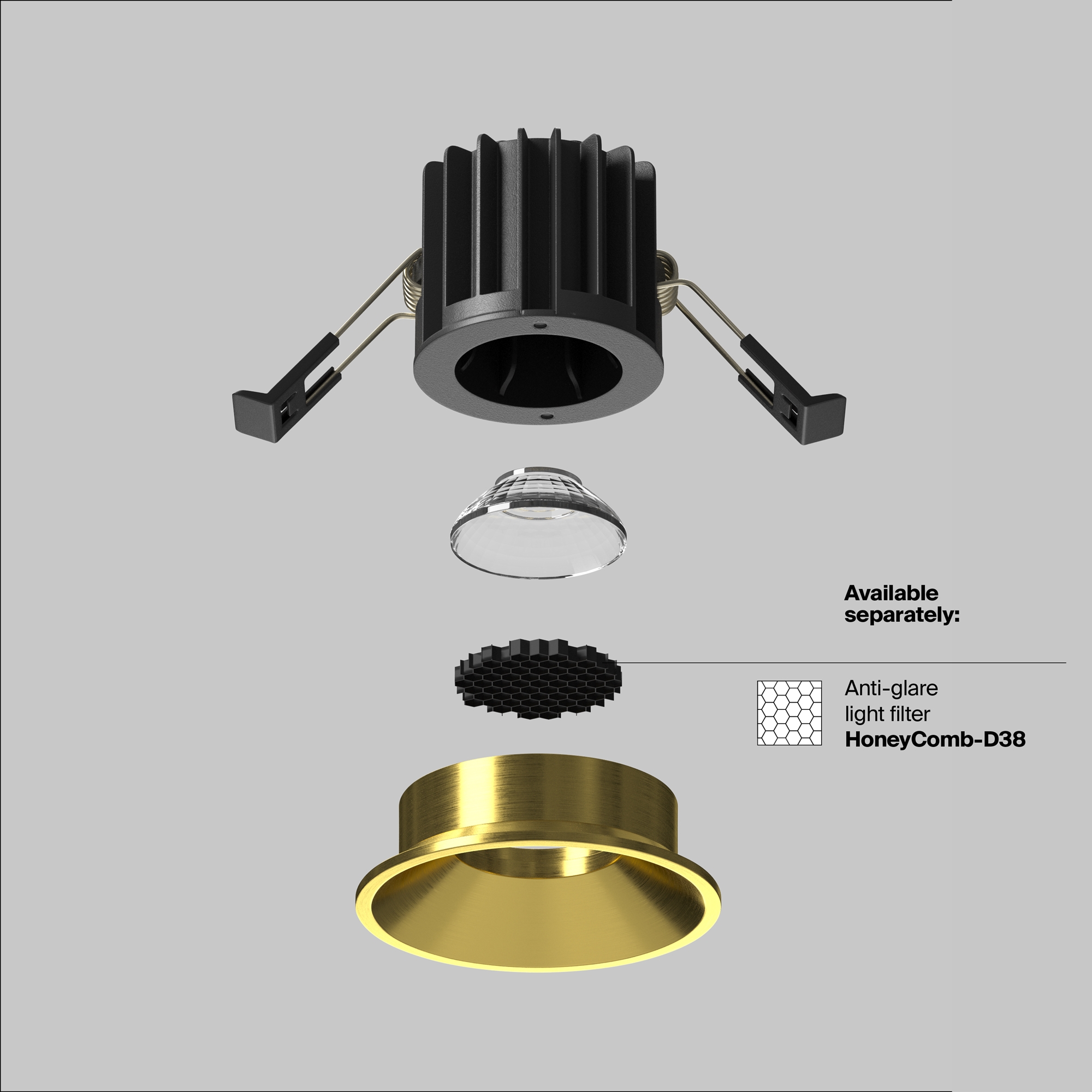 Дополнительная картинка Встраиваемый светильник Technical DL058-7W3K-BS