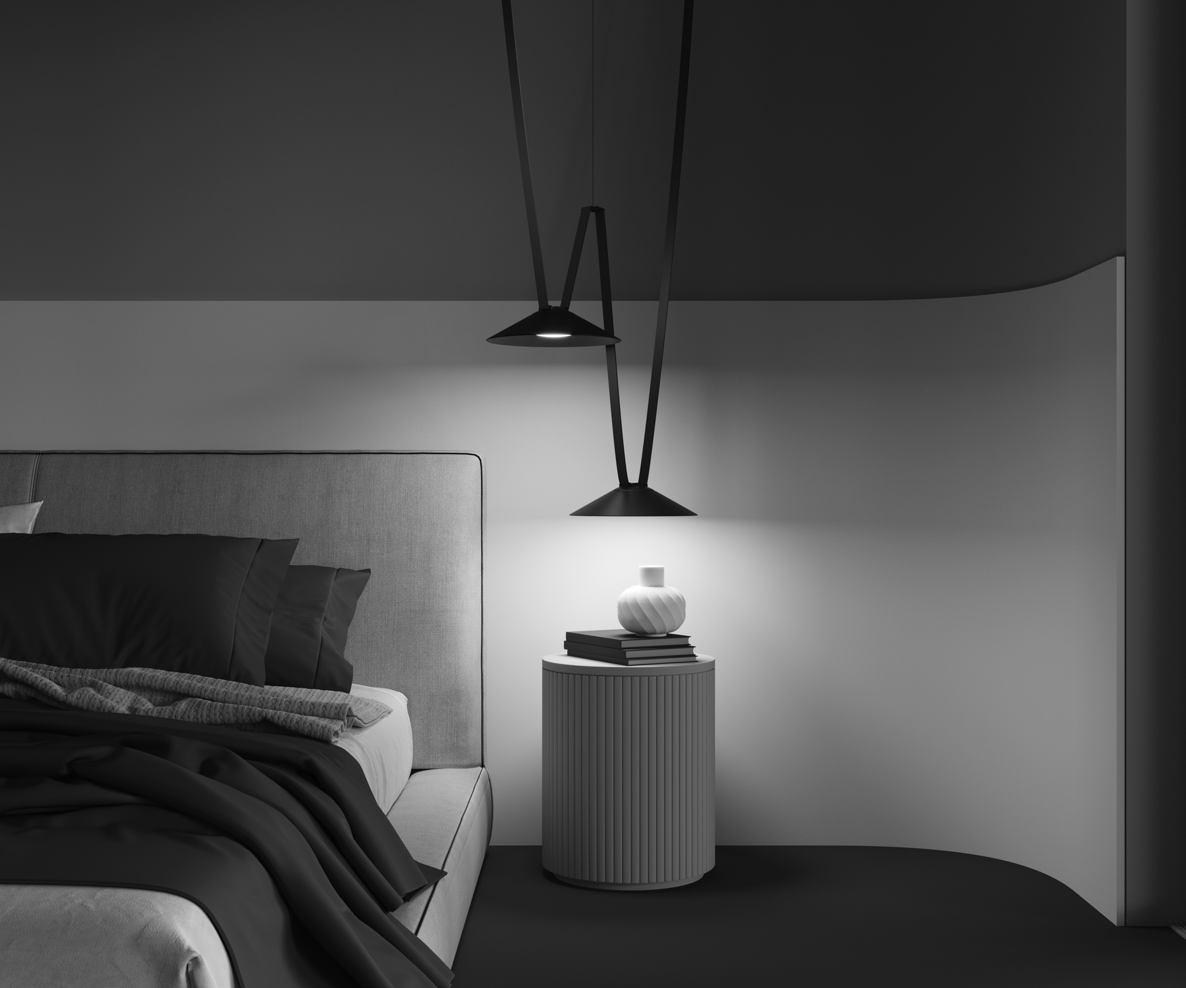 Дополнительная картинка Подвесной светильник Technical TR127B-12W4K-B