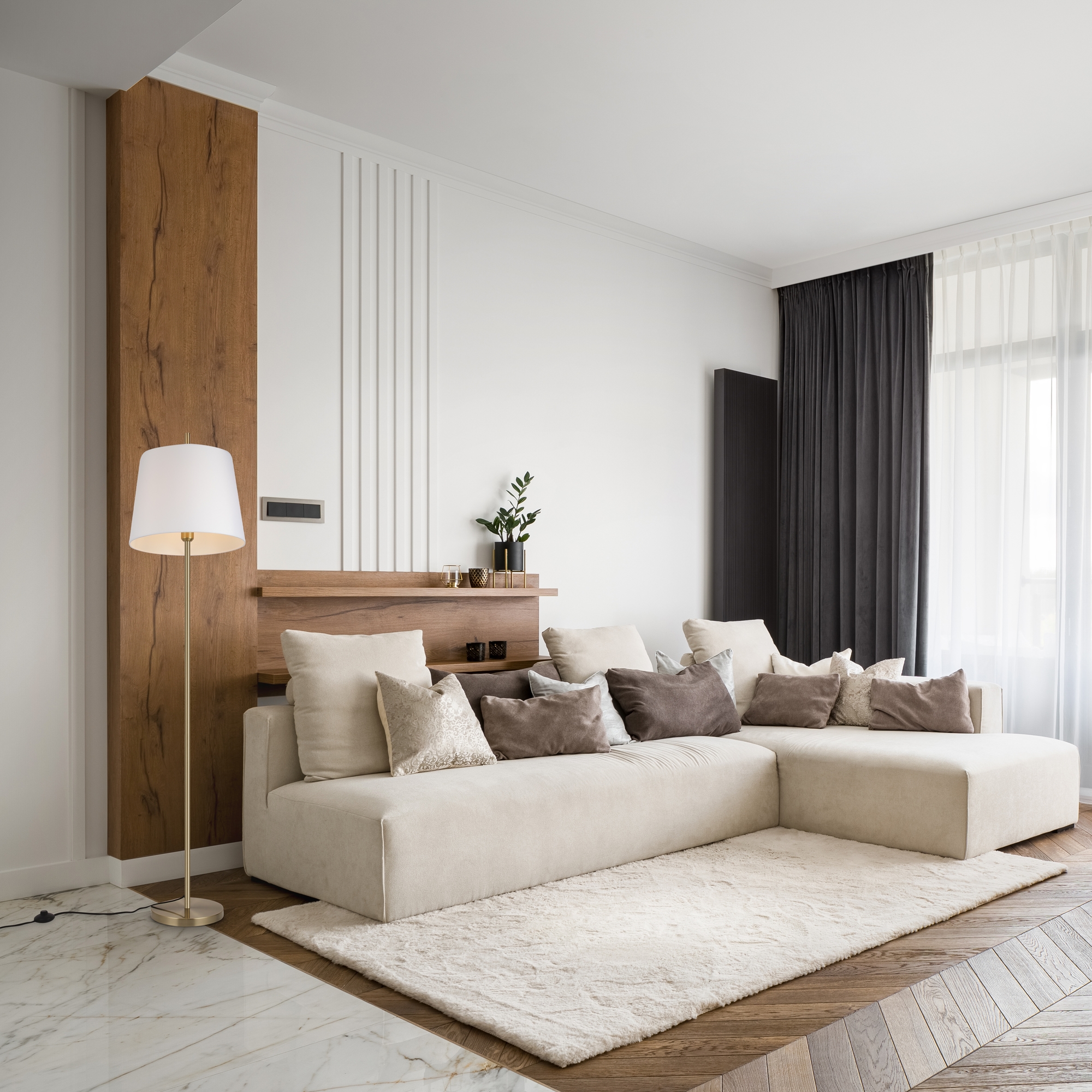 Картинка Торшер Freya Sandy FR5118FL-01BS