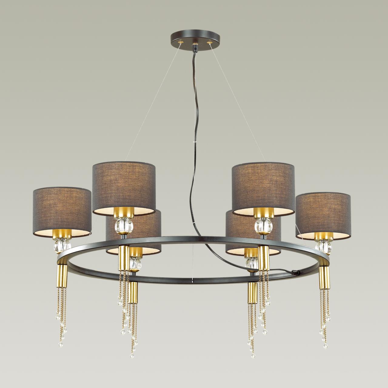 Дополнительная картинка Подвесная люстра Lumion Neoclassi Santiago 4516/6