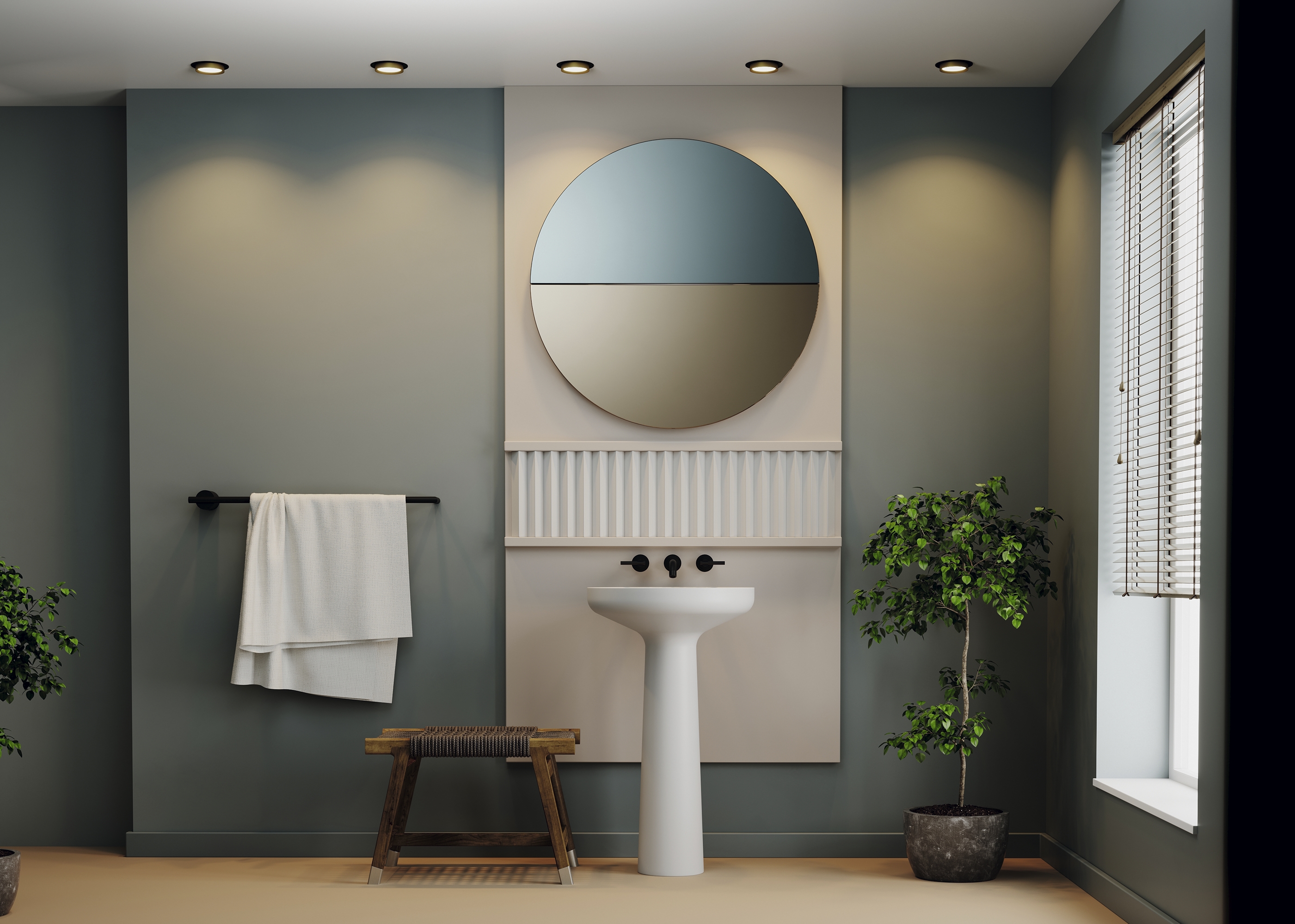 Дополнительная картинка Встраиваемый светильник Technical DL086-GX53-RD-BG