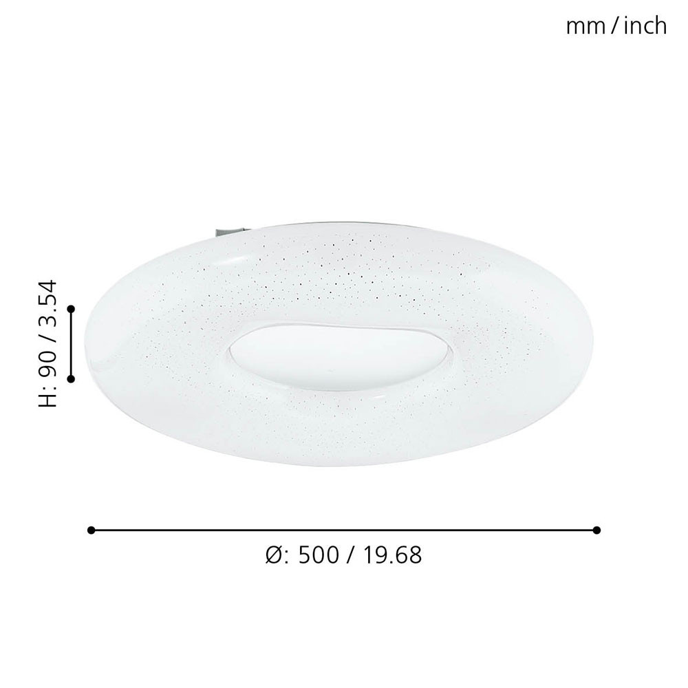 Картинка Потолочный светильник EGLO ZAMUDILO с пультом ДУ 99342