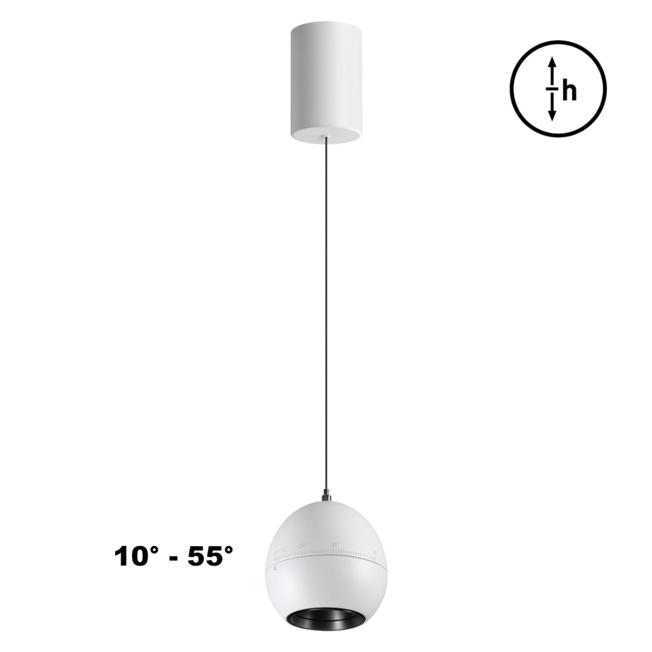 Подвесные 359341 Светильник подвесной с механизмом регулировки высоты, провод 2м SFERO, доставка по Казахстану 