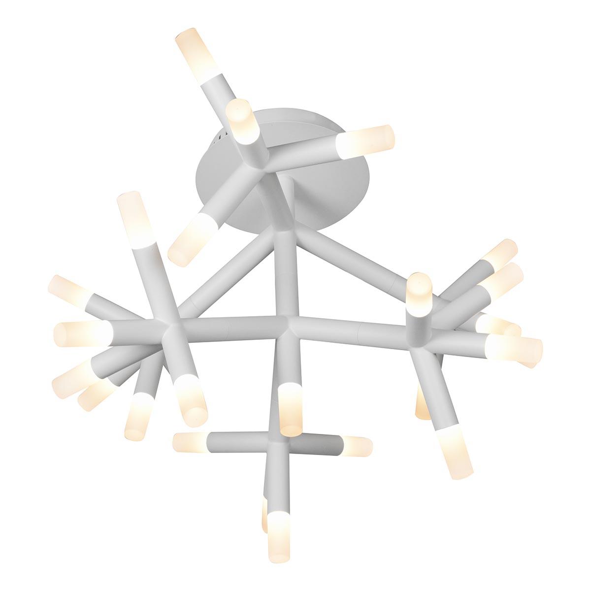 Картинка Потолочная светодиодная люстра iLedex Savage FS-017-X25 WH