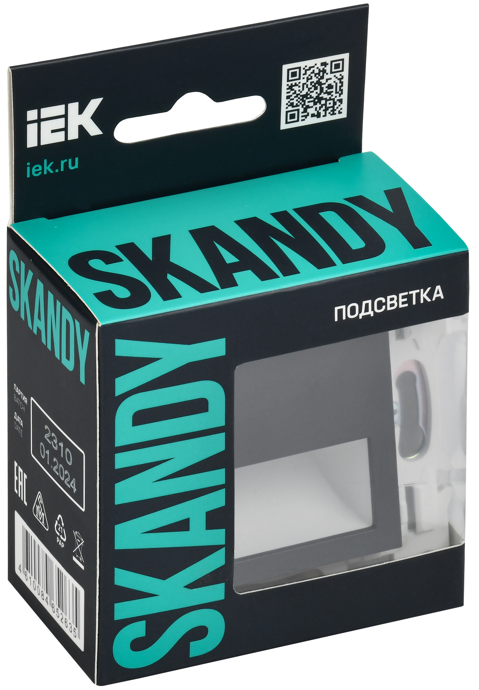 SKANDY Подсветка LED встраиваемая SK-L01Bl черн. IEK — фото 3