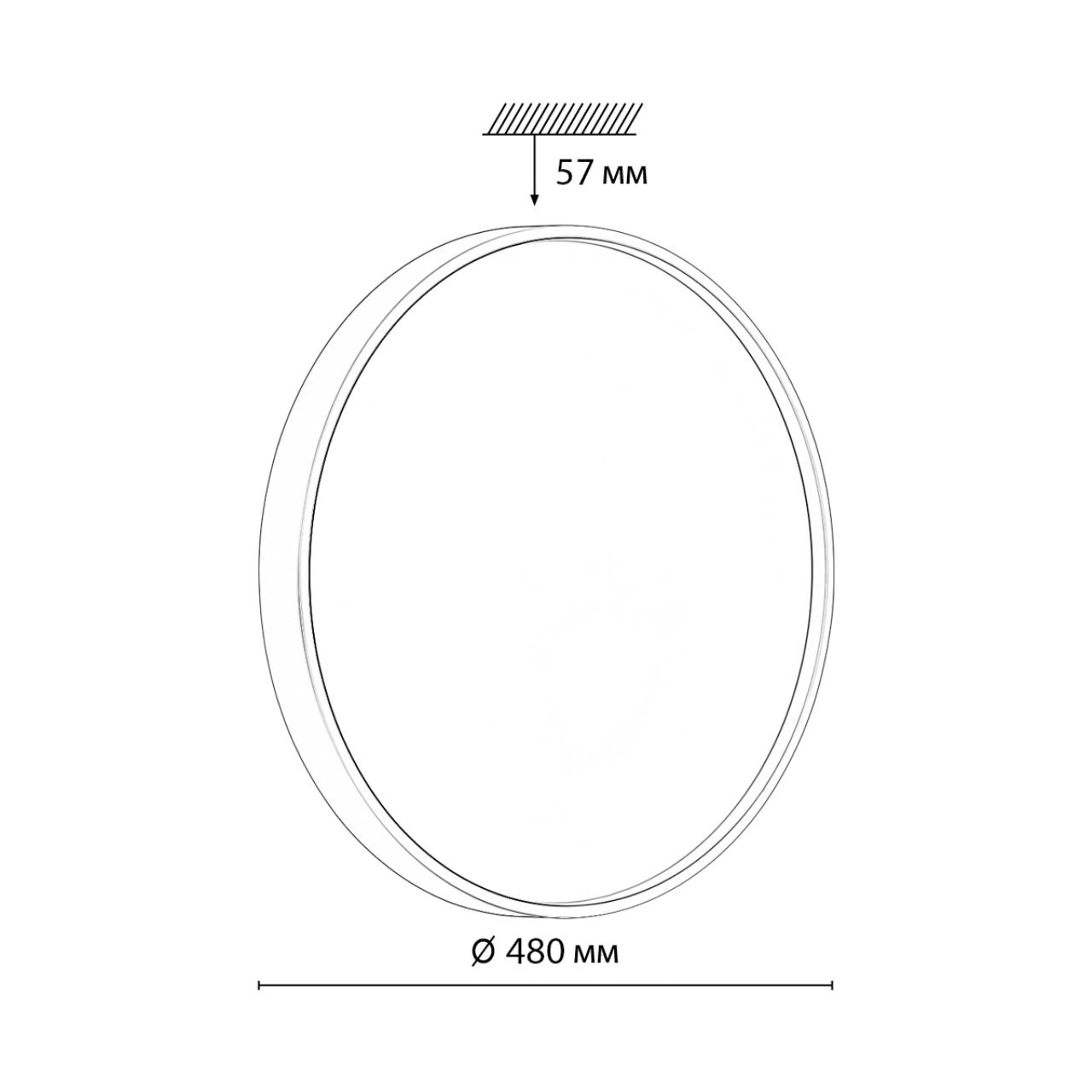 Дополнительная картинка 7743/EL Sonex Светильник светодиодный потолочный MAVIC