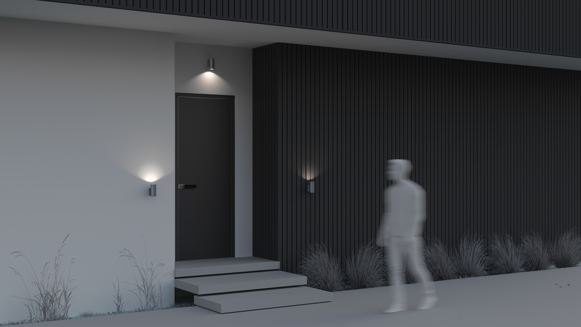 Дополнительная картинка Настенный светильник (бра) Outdoor O574WL-01GR