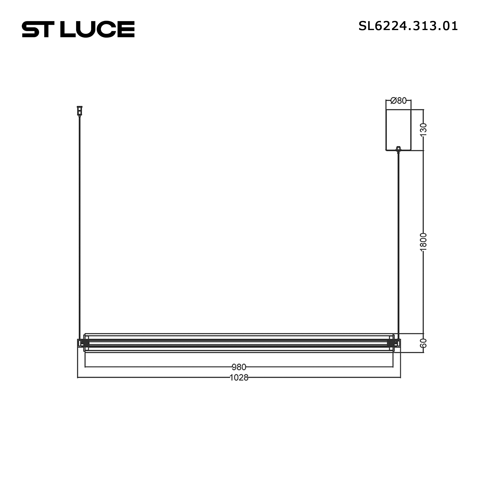 Картинка SL6224.313.01 Светильник подвесной ST-Luce 