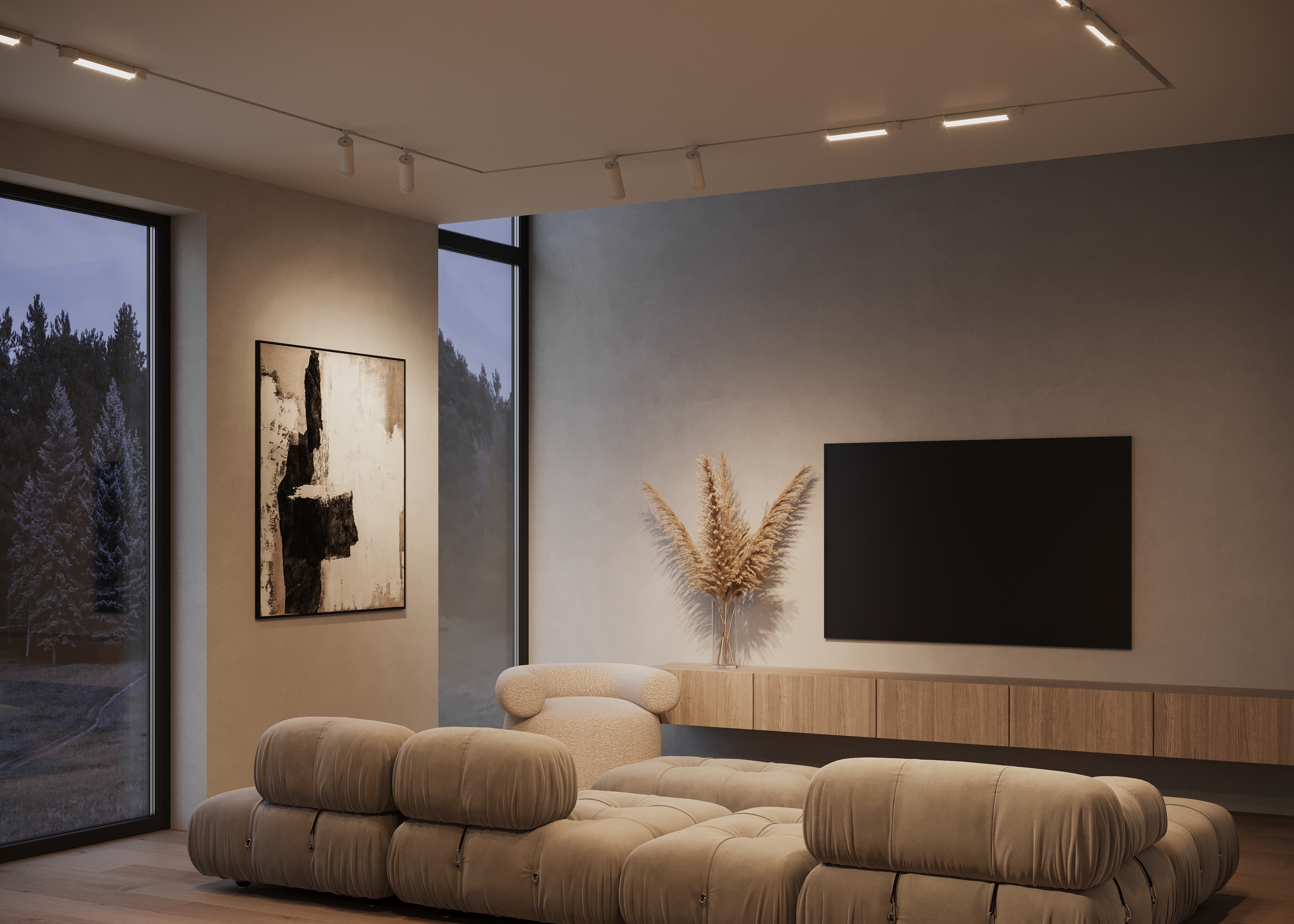 Дополнительная картинка Трековый светильник Technical TR196-3-10W4K-W