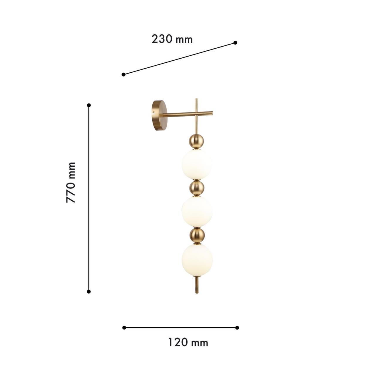 Дополнительная картинка Настенный светильник Chantra 4088-3W