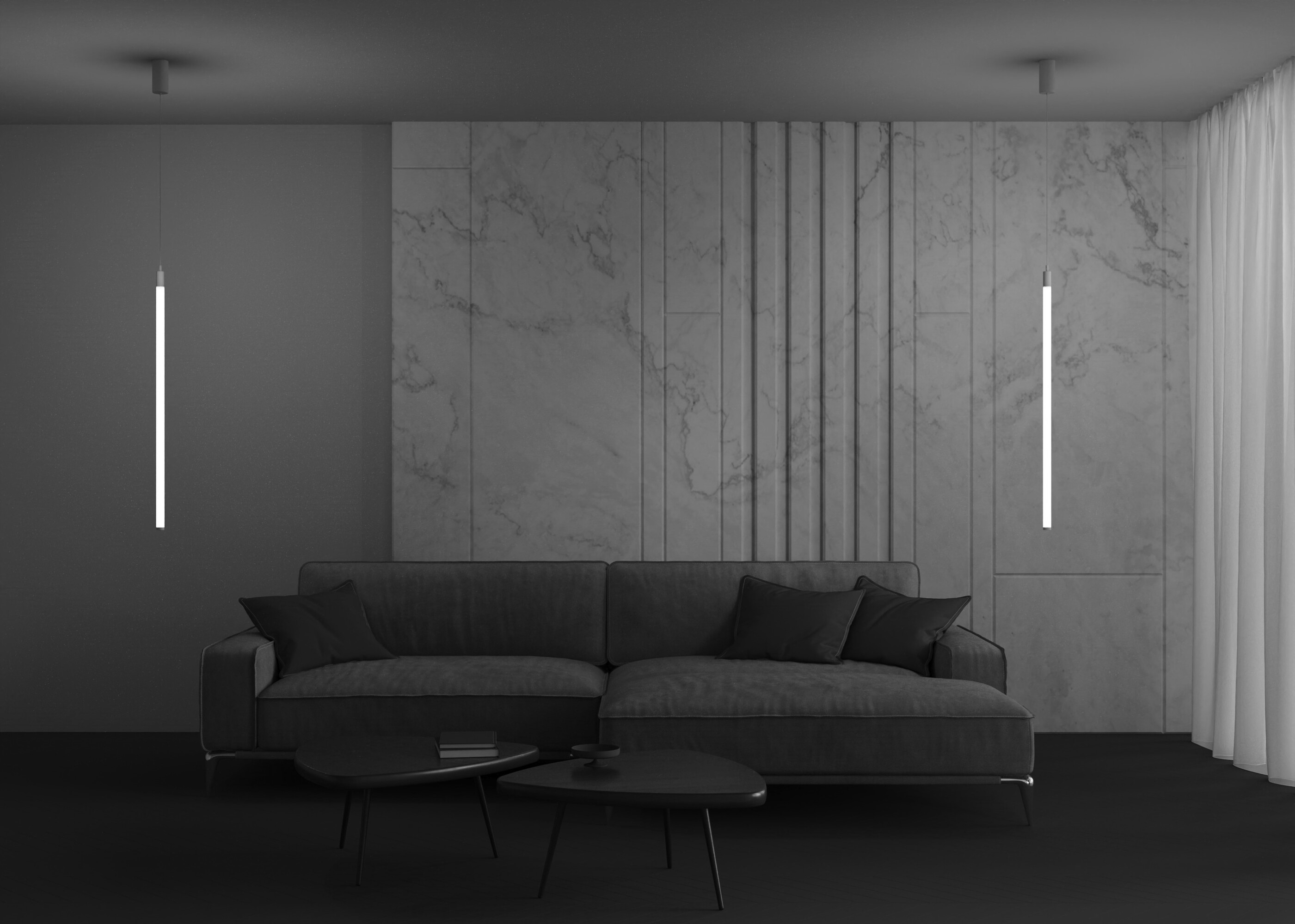 Дополнительная картинка Подвесной светильник Technical P022PL-L20W3K