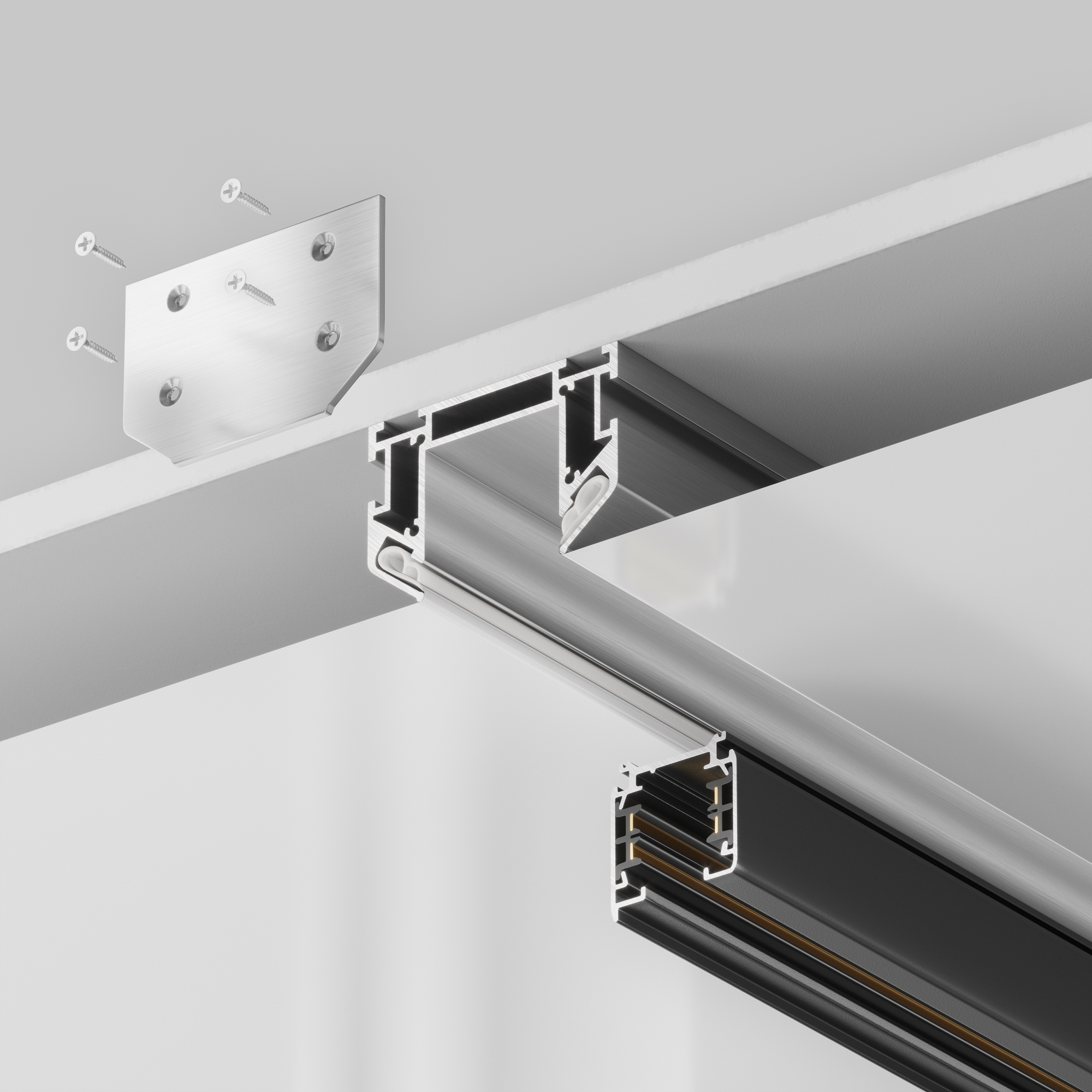 Картинка Комплектующие для встраиваемой трековой системы Technical TRA005MP-312S