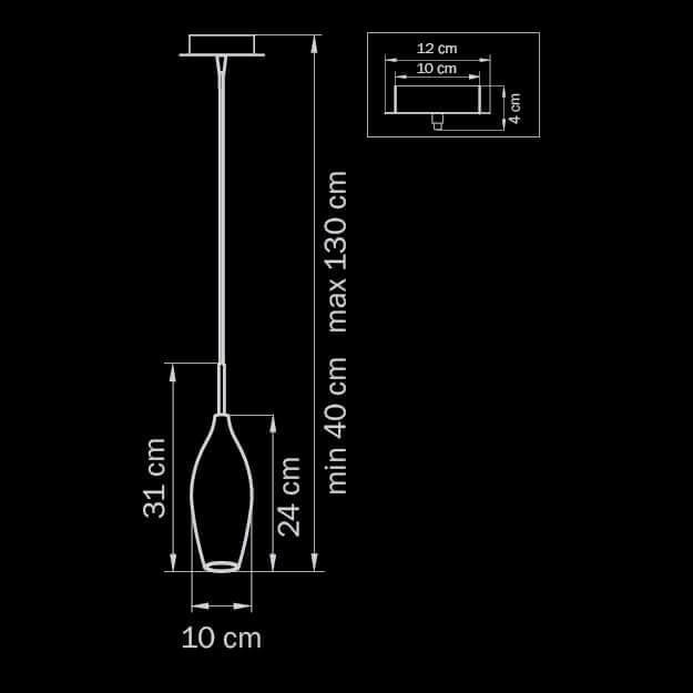 Дополнительная картинка Подвесной светильник Lightstar Pentola 803023