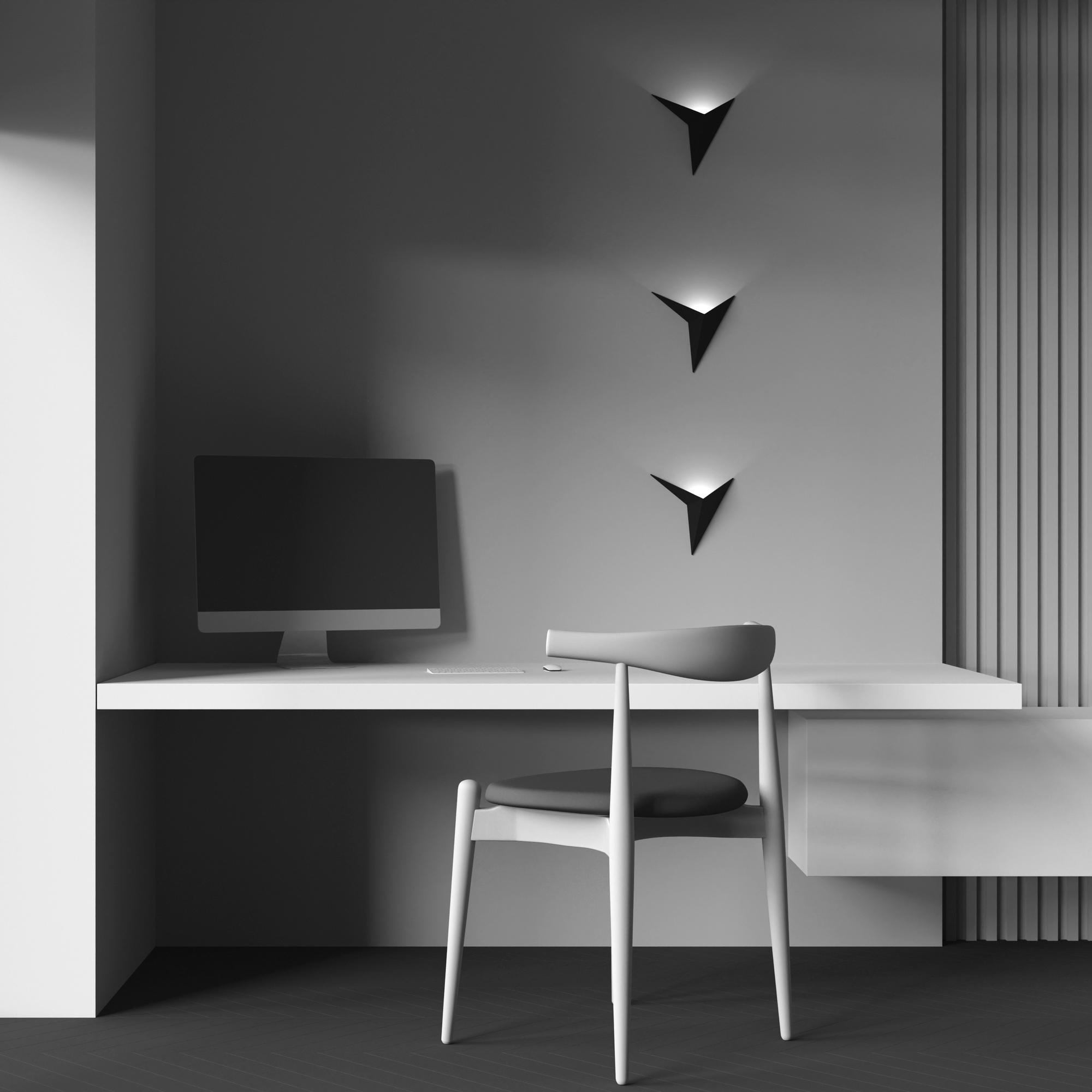 Дополнительная картинка Настенный светодиодный светильник Maytoni Trame C808WL-L3B