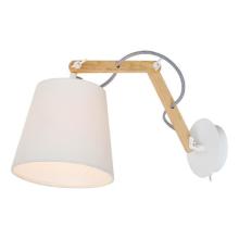 С 1 плафоном на стену Настенный светильник Arte Lamp Pinoccio A5700AP-1WH, доставка по Казахстану 