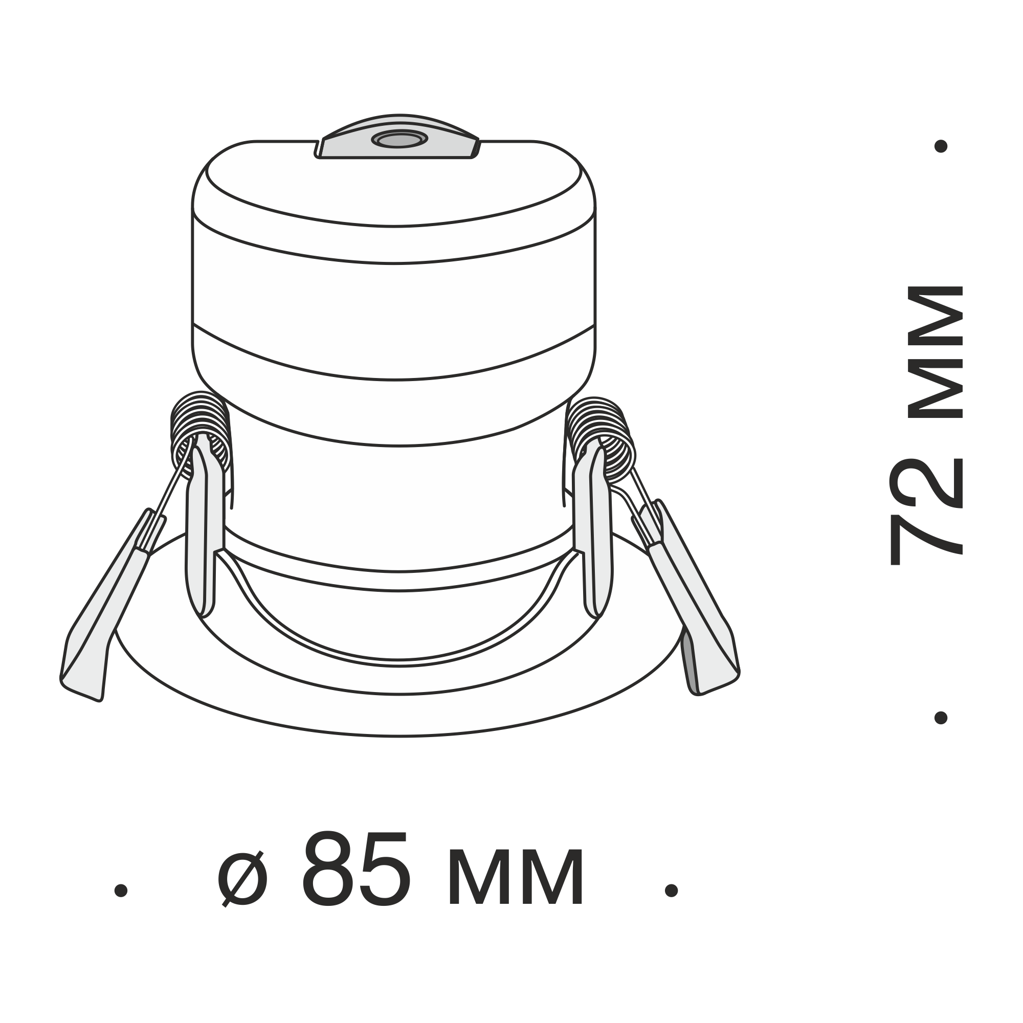 Картинка Встраиваемый светодиодный светильник Maytoni Phill DL013-6-L9W