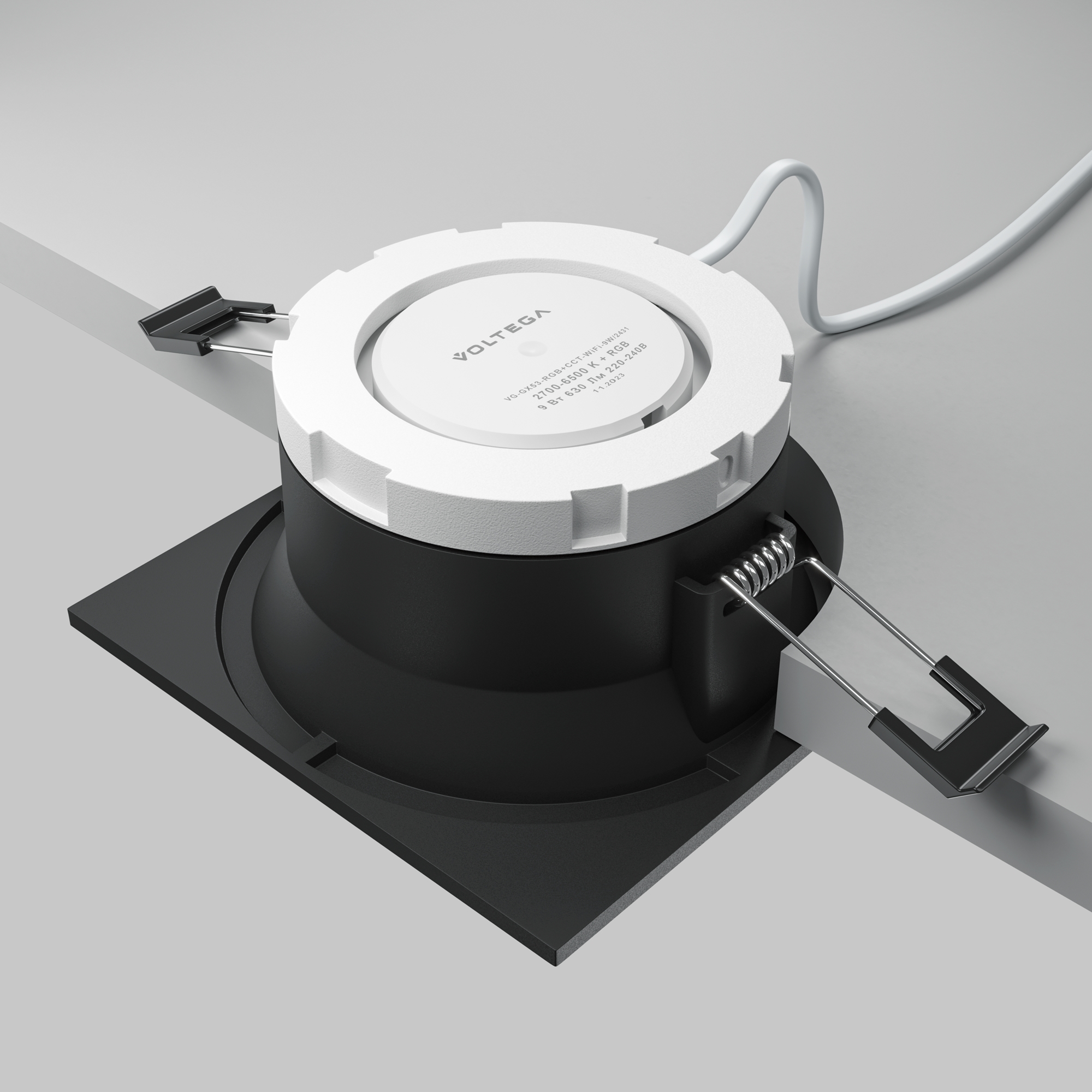 Картинка Встраиваемый светильник Technical DL126-GX53-SQ-B Share