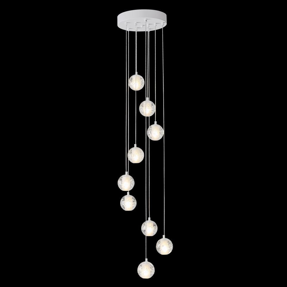 люстры светильник подвесной crystal lux gaspar sp9 d300 white crystal lux 1870/309, доставка по Казахстану 