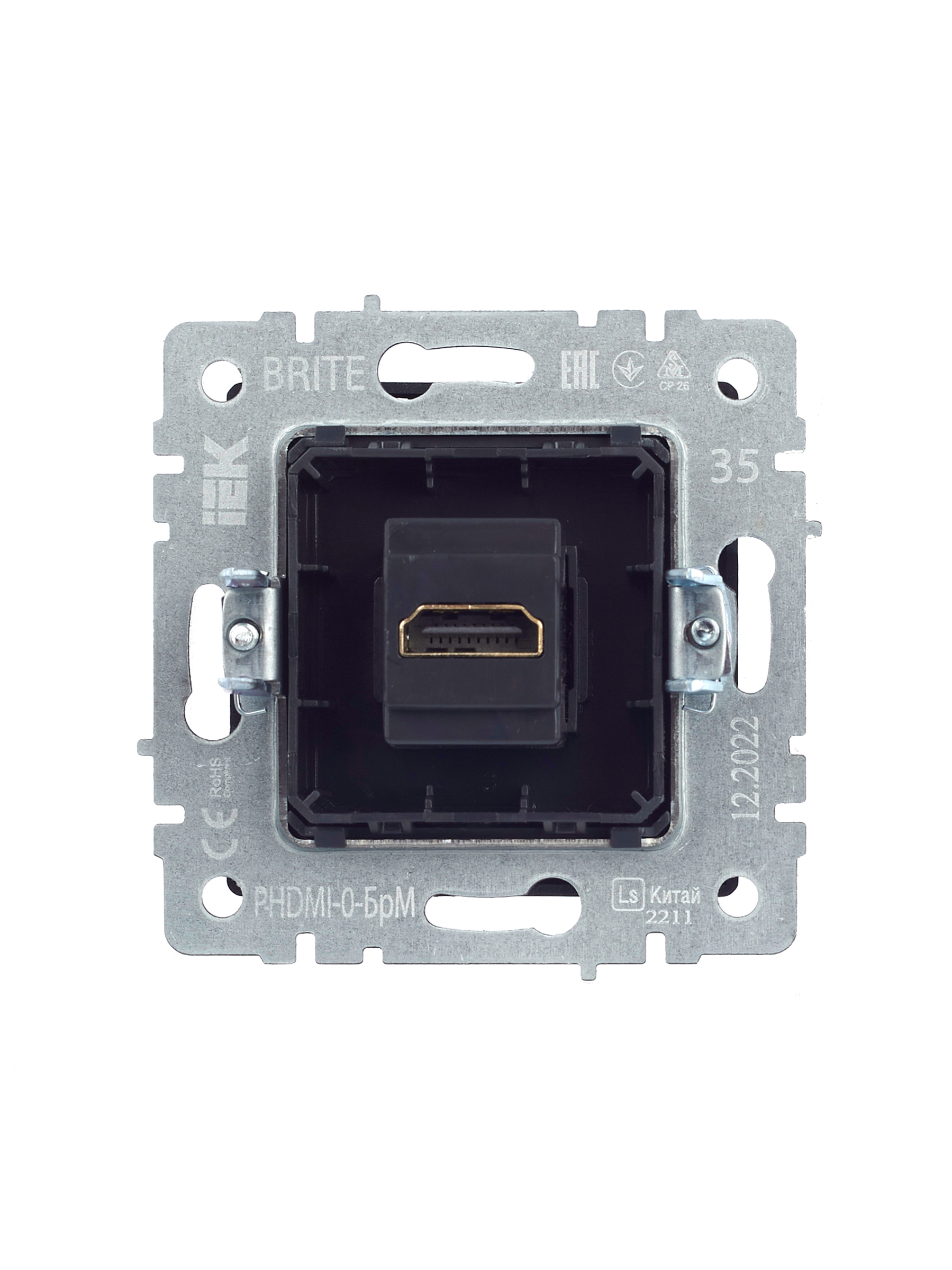 BRITE Роз. HDMI РHDMI-0-БрМ мар. IEK — фото 2