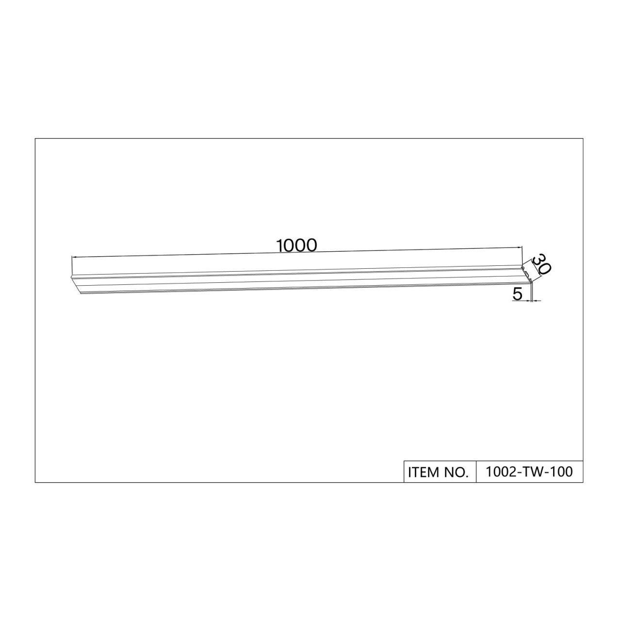 Дополнительная картинка Шинопровод Unika 1002-TW-100