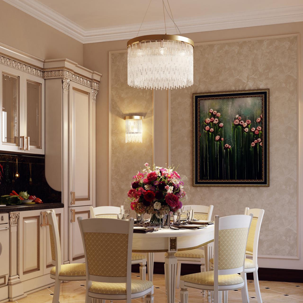 Картинка Подвесная люстра Odeon Light Hall Refano 4848/8