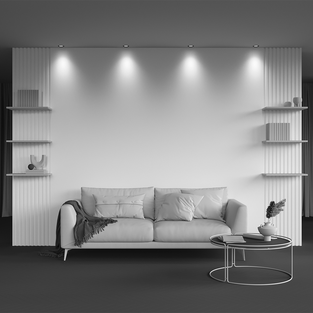 Дополнительная картинка Встраиваемый светильник Technical DL058-12W4K-TRS-W