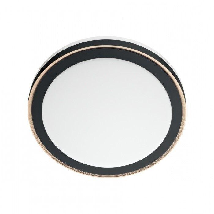 7620/DL PALE SN 046 Светильник пластик/белый/черный/медный LED 48Вт c ДУ 3000-4200-6300К D390 IP43 пульт ДУ AKUNA