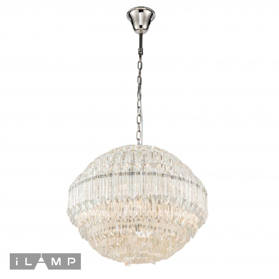 Дополнительная картинка Подвесная люстра iLamp Manhattan 103D-10 Nickel